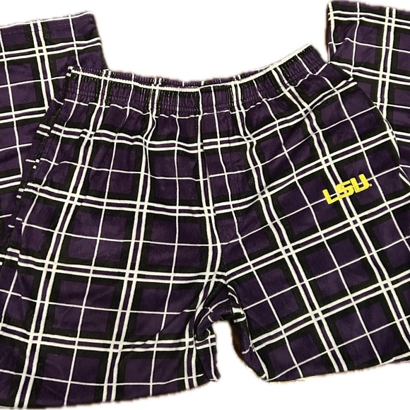 Concepts Sport Other - Mens- LSU lounge pants Purple Plaid